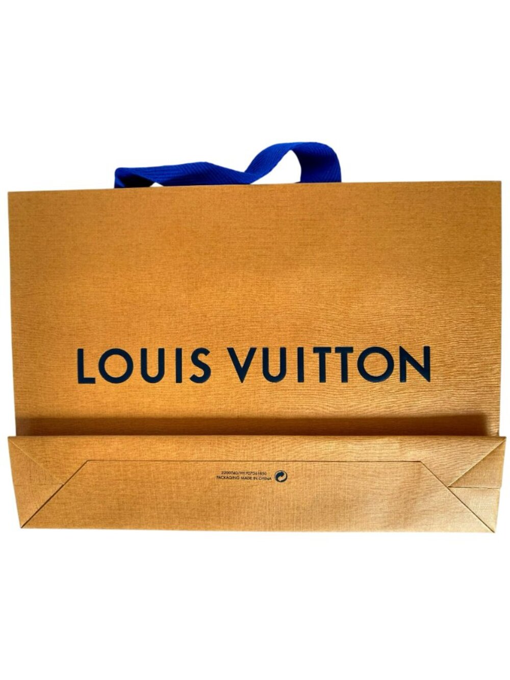 Authentic LOUIS VUITTON LV Shopper Paper Bag Tote Bags Orange Imperial SET of 5! - Picture 7 of 8